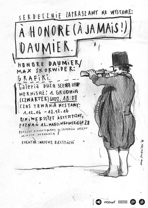 plakat honneur pour daumier